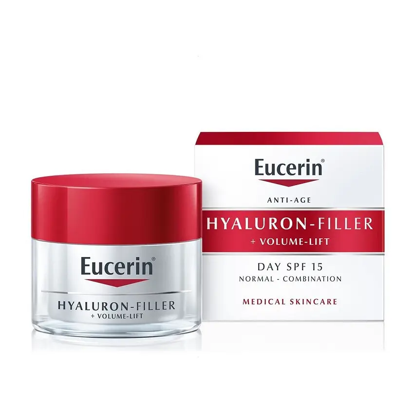 1652_EUCERIN HYALURON FILLER + VOLUME-LIFT DENNI KREM PRO NORMALNI AZ SMISENOU PLET 50 ML